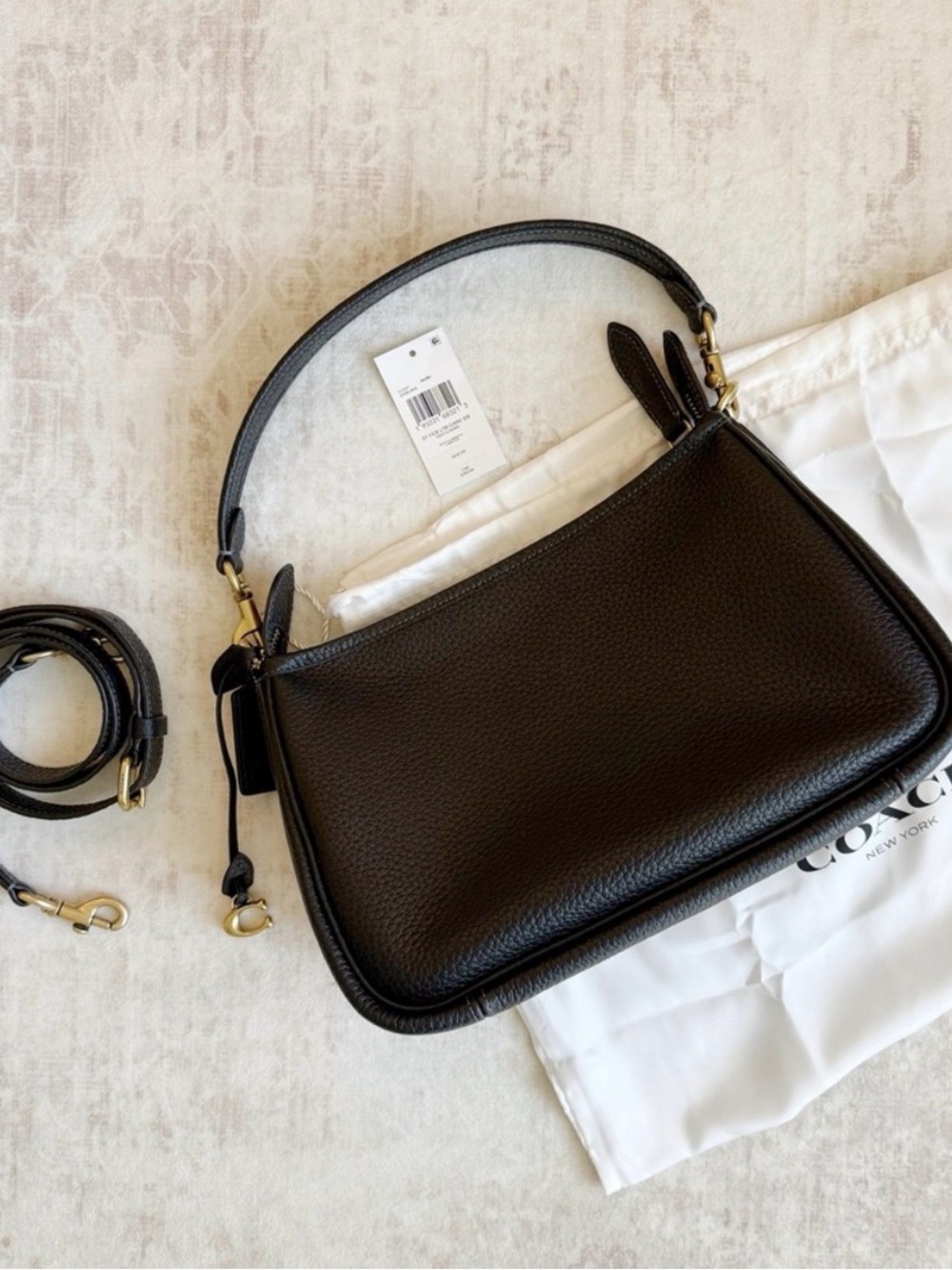 Cary Small Soft Pebble Leather Crossbody Bag - Picture 2 of 3